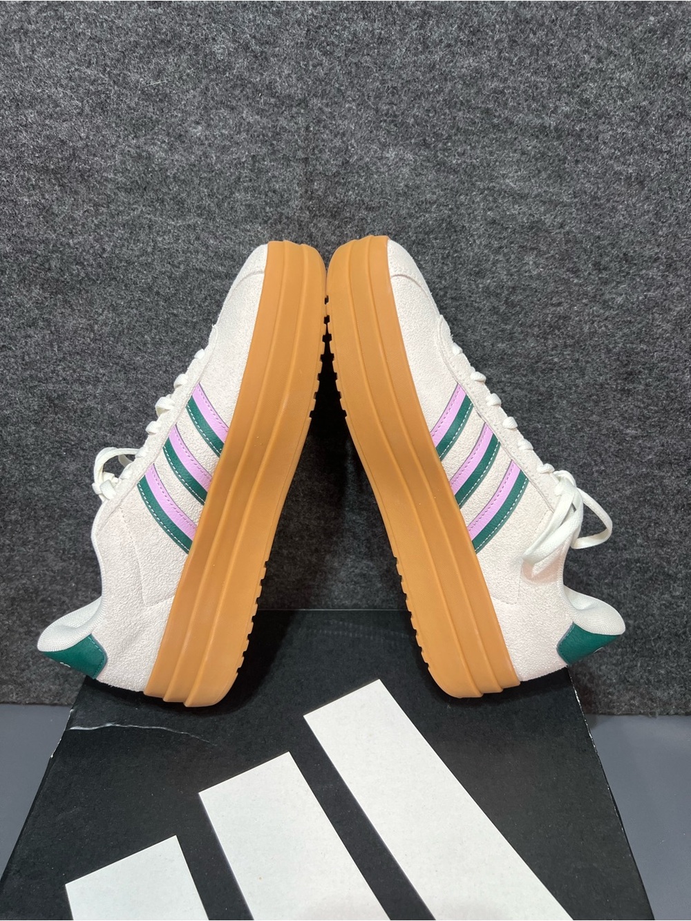 Adidas VL Court Bold Women’s Sneakers Size 8.5 - Picture 11 of 14
